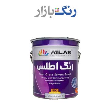 رنگ روغني نيم براق اطلس کد 800 حلب