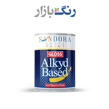 ساندورا ـ رنگ روغني براق آبي نيساني 562 ـ كوارت