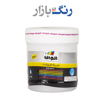 الوان _ مادر رنگ اكريليك نقره اي 593 _ ربعي