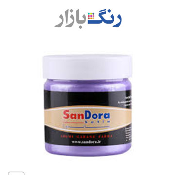 ساندورا _ رنگ تزئيني بنفش 129 _ ربعي