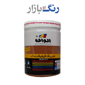 الوان _ مادر رنگ اكريليك قهوه اي روشن  537 _ كوارت