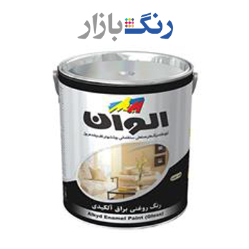 الوان _ رنگ روغني براق يخچالي 101 _ گالن