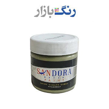 ساندورا _ رنگ تزئيني زيتوني 121 _ ربعي