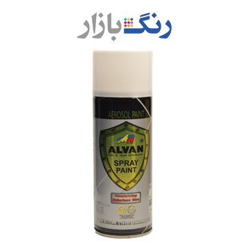 الوان _ اسپري براق سفيد 300 _ نيمي