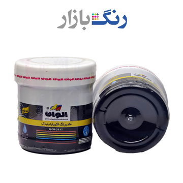 الوان _ مادر رنگ اكريليك مشكي 599 _ ربعي