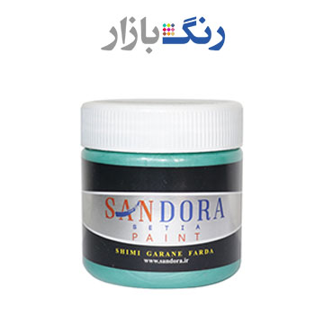 ساندورا _ رنگ تزئيني فيروزه اي 135 _ ربعي