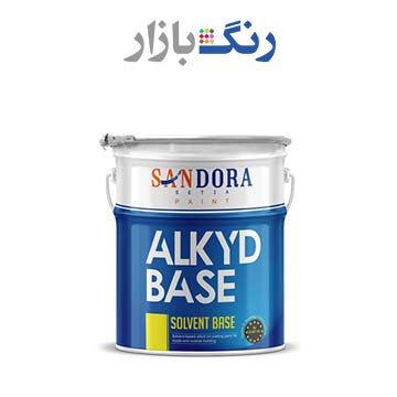 ساندورا _ رنگ روغني جدولي سفيد 880 _ حلب