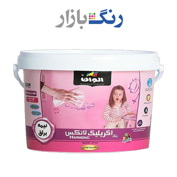 الوان _ رنگ اكريليك لاتكس نيم براق هارمونيك 3115 _ دبه
