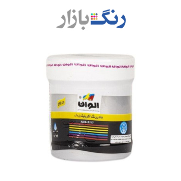 الوان _ مادر رنگ اكريليك نقره اي 586 متاليك _ ربعي