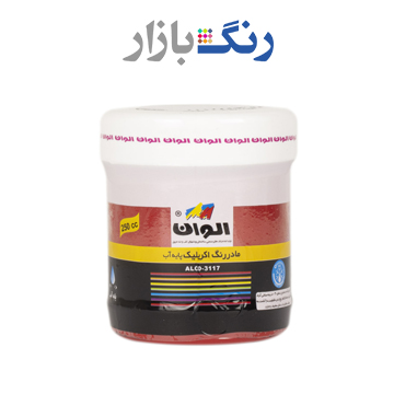 الوان _ مادر رنگ اكريليك قرمز 542 _ ربعي