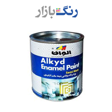 رنگ روغني براق آبي آسماني الوان کد 106كوارت