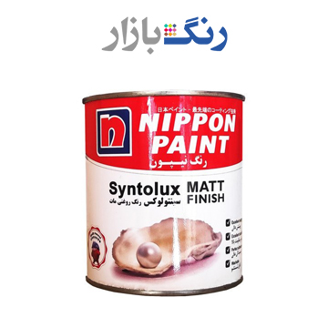 رنگ روغني مات مشكي نیپون کد 750 گالن