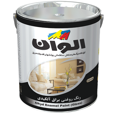 پوشرنگ روغنی براق آلکیدی الوان تینت