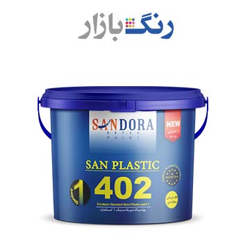 سان پلاستيك استاندارد درجه 1 چاپ آبي ساندورا کد 402 دبه