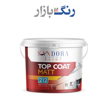 ساندورا _ تاپ كوت مات سفيد 212 _ گالن