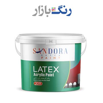 ساندورا _ لاتكس سفيد 209 _ گالن