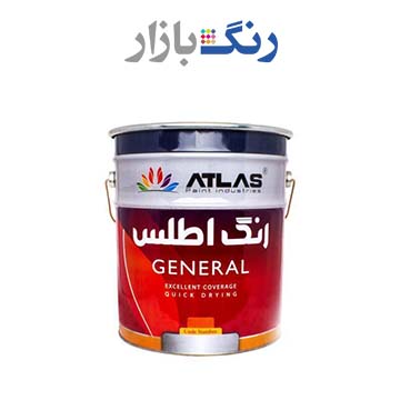 رنگ روغني ضدزنگ طوسي اطلس کد 4000حلب
