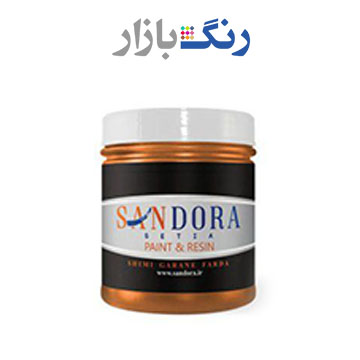 ساندورا _ رنگ تزئيني نارنجي 127_ ربعي