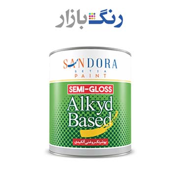 ساندورا _ رنگ روغني نيم براق 2500 _ كوارت
